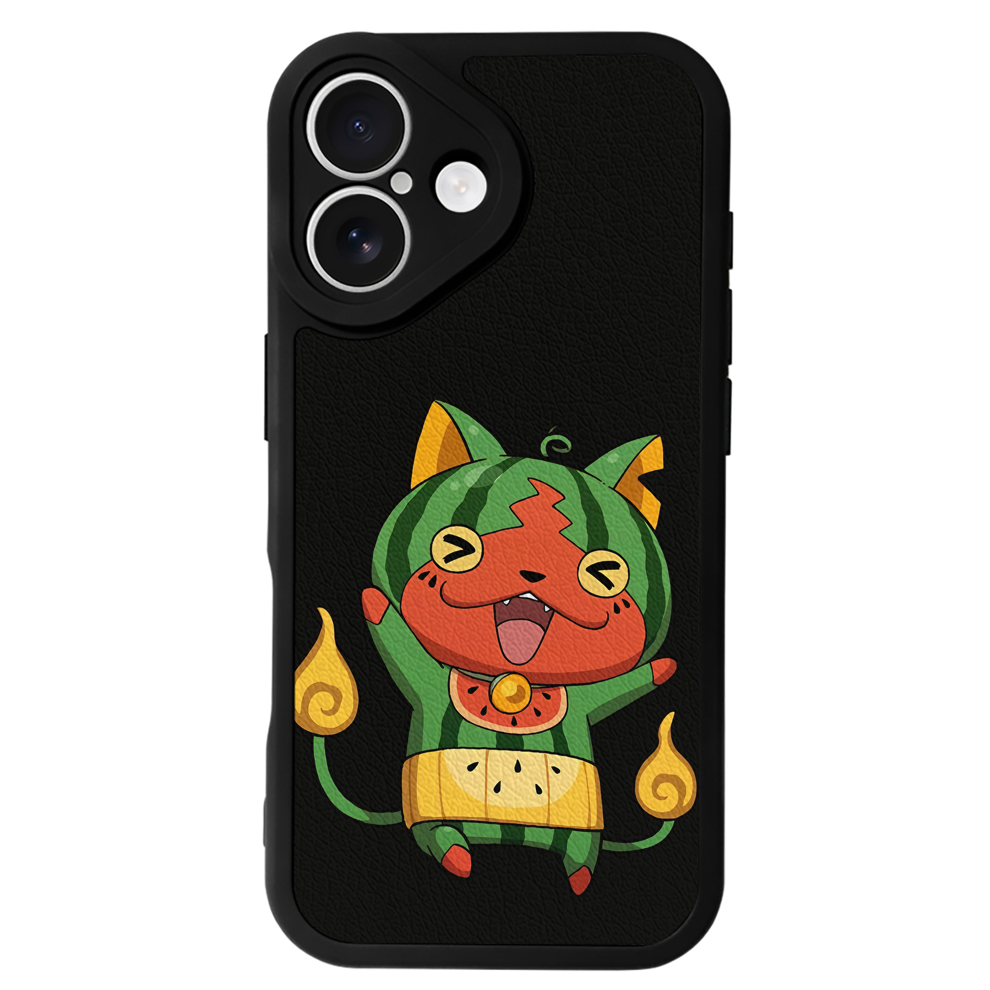 （画像用） 妖怪ウォッチ Yo-kai Watch 【iPhone 16シリーズ対応】シリコンスマホケース（レザー調） 材質：シリコン